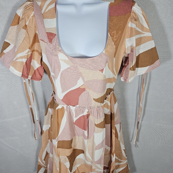 Free People Girl And The Sun Avery Mini Dress in Spice Leaf XS or MEDIUM - NWT - Picture 9 of 15